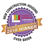 2018 Winner - New House Construction: Housing - Master Painters & Decorators Award